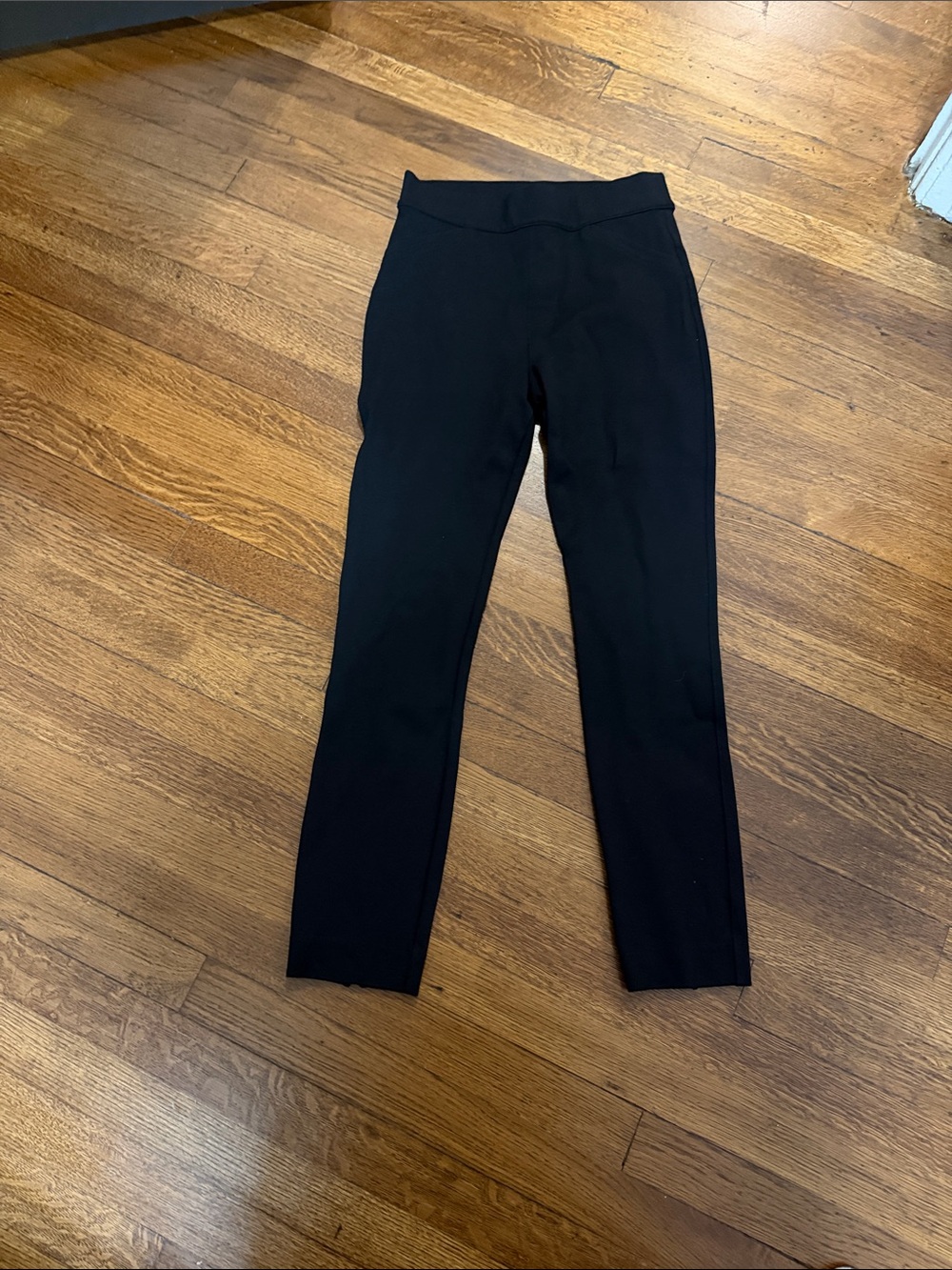 SPANX Black High-Waist Slim Leg Pants